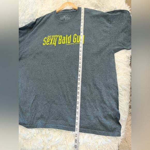 Just Another Sexy Bald Guy Tee Shirt Men’s Size XXL - Picture 6 of 6